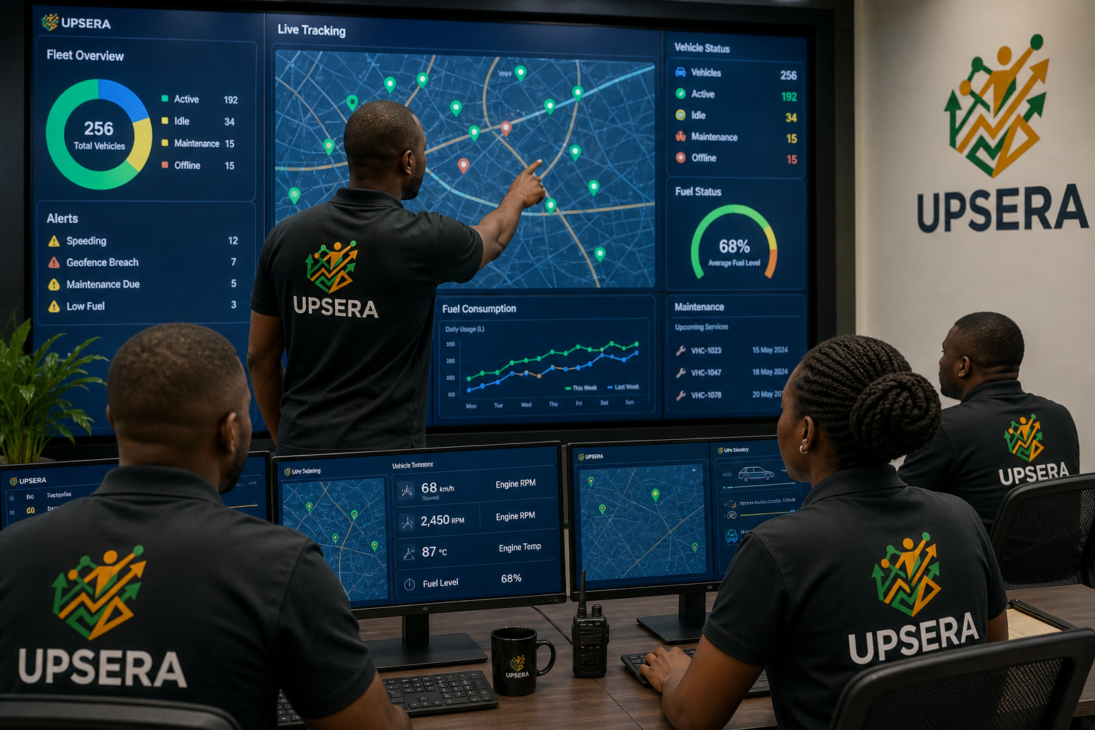 Plataforma de Gestión de Flotas Upsera